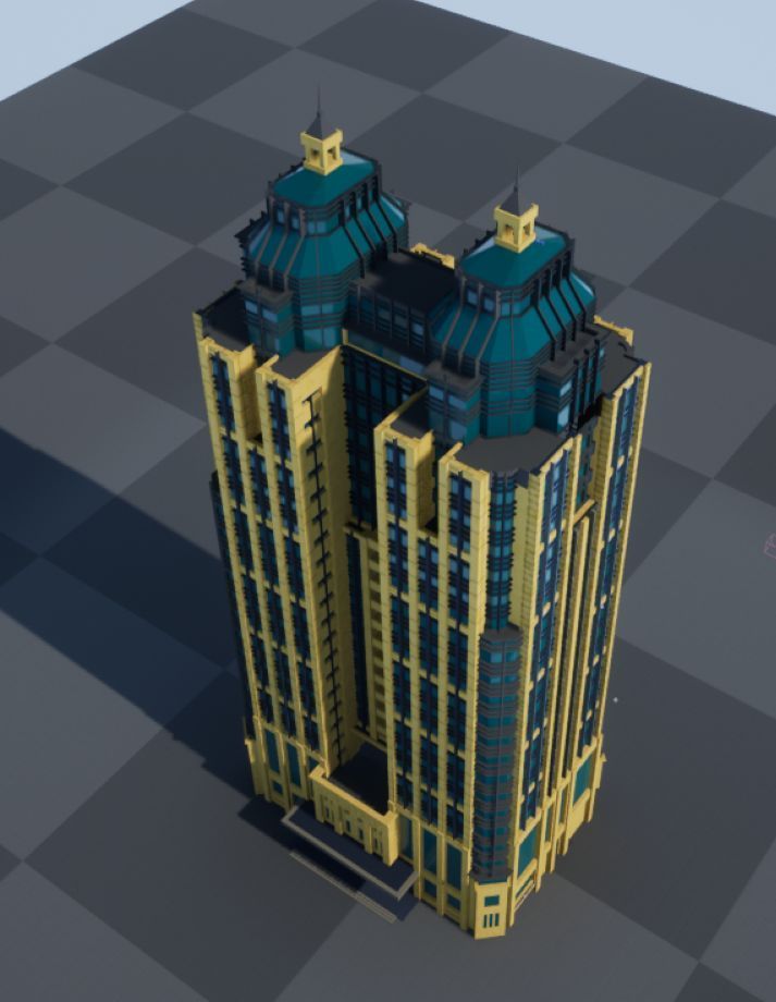 建筑室内外建模及动画